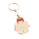 Foreign Trade Wholesale Metal Ornament Hanging Car Bag Keychain Doll-shaped Pendant Key Chain