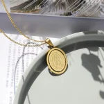Mecrt Inspire Religious Stainless Steel Mary Lady Pendant Necklace Chains Spinning Tourniquet Locket Christian Gift - Image 4