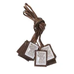 Religious Catholic Scapulars Pendant Brown Rope Clothing Accessories Holy Garment Scapular Wholesale - Image 5