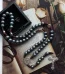 St Benedict Medal Religious Rosary 10mm Wood Beads Cross Necklace Catholic Rosaries