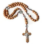 Mecrt Rosaries Religious Catholic Rosary Beads with Jesus Pendant Rosary Jewelry Resurrection Sunday Christmas Gifts Wholesale - Image 3