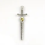 Mecrt Catholic Jewelry Zinc Alloy Saint Michael Pendant Cross Sword Pendant Archangel Michael Christian Religious - Image 3