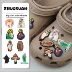 Cave Shoes PVC Soft Rubber Small Shoe Flower Buckle Beach Shoes Model 005 DIY Accessories - Image 2
