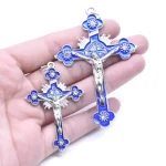 Factory Wholesale Catholic Christian Jesus Cross Necklace Jewelry Pendant Keychain Accessories Jewelry Crafts