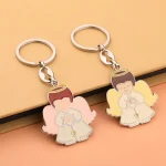 Foreign Trade Wholesale Metal Ornament Hanging Car Bag Keychain Doll-shaped Pendant Key Chain - Image 2