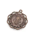Little Vintage Metal Tag Round Pendant Key Chain Pendant Cell Phone Bag Beauty Accessory Key Chain - Image 6