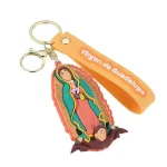 Hot Selling PVC & Silicone Soft Rubber Creative Keychain Pendant Virgin Guadalupe Accessories Gift Wholesale - Image 5