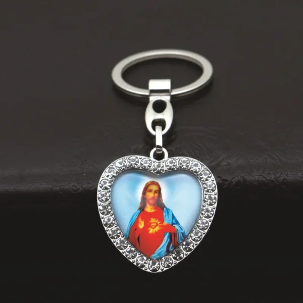 Wholesale and Retail Car Bag Metal Keychain Men’s and Women’s Picture Frame Keychain Jewelry Pendant