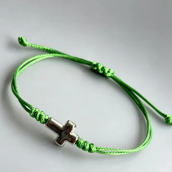 Handwoven Adjustable Rope Bracelet Fashion Cross Bracelet