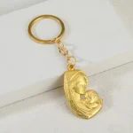 Factory Direct DIYMetal Jewelry Parts Virgin Mary Pendant Keychain Hanging Accessories Alloy - Image 6