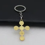 Catholic Jewelry 5.7*3.9cm St Benedict Medal DIY Cross Accessories Pendant for Necklace Wholesale - Image 4