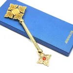 22*7cm Metal Plated Alloy 3D Custom Design Jerusalem Cross Rosary Religious Ornaments Holiday Decoration - Image 3
