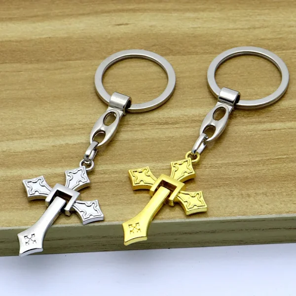Personalized Creative Necklace Pendant Car Bag Keychain Cross Ornament Pendant