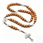 Catholic Rosary with St. Michael Medal & Jesus Crucifix Prayer Handmade Knotted Cord Religious Gift Wholesale