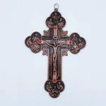 Mecrt 12*9cm Church Decoration Catholic Cross Jesus Christ Religion Crucifix Wall Cross Pendant Hanging Decorations Ornaments - Image 4