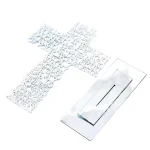 21cmJesus Cross Acrylic Scripture Home Decoration Catholic Bible Church Icon Decor Hail Mary - Image 2