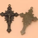 Sell Like Hot Cakes 4 Grams of Alloy Vintage Cross DIY Antique Silver Accessories Metal Jewelry Pendant - Image 4