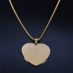 Mecrt Love Cross Pendant New Women's Men Stainless Steel Vintage Rune Necklace - Image 2