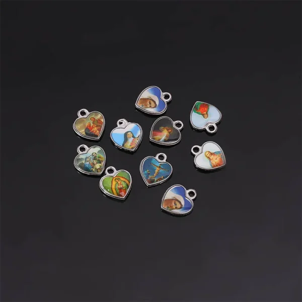 Hot Selling Religious Handicraft Soft Enamel Alloy Cross Medal Wholesale Die Casting Jewelry Accessories for Catholic Pr
