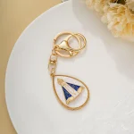Guadalupe Metal Pendant Keychain Catholic Brazilian Virgin Mary Keychain, Gold-plated Pendant Wholesale - Image 3