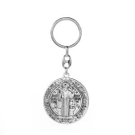 Religious Jewelry Catholic St. Benedict's Keychain Pendant Zinc Alloy Large St. Benedict's Jewelry Wholesale