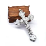 6.5*11cm Luminous Crucifix Metal Cross Jesus Icon Plated Zinc Alloy Metal Crucifix Religious