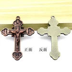 7.5*5cm Church Decoration Catholic Cross Jesus Christ Church Religion Crucifix Wall Cross Pendant - Image 2