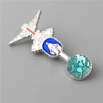 Mecrt Religious Catholic Style Fashion Design Metal Enamel Brooch with Virgin Mary Image for Coat Decoration - Image 5