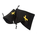 Catholicism Flannel Rosary Pouches Spiritual Prayer Bead case Pull-out Bundle Mouth Bag Christian Cross Bag Wholesale - Image 2