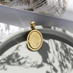 Mecrt Inspire Religious Stainless Steel Mary Lady Pendant Necklace Chains Spinning Tourniquet Locket Christian Gift - Image 3
