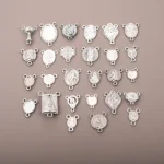 Catholic Rosary Accessories Connector Cross Pendant, Vintage Metal Jewelry Pendant DIY Zinc Alloy Accessories Wholesale