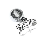New Fashion Alloy Rosary Necklace Cross Pendant Long Baptism Gift - Image 5