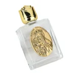 Mecrt Catholic Holy Water Bottle Rose Flower Crystal Glass Container Ornament New Hot Christmas Carved Design - Image 5