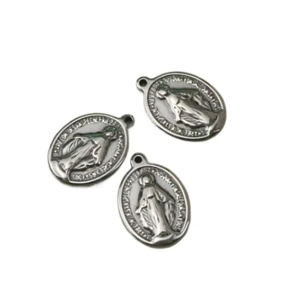 Catholic Stainless Steel Jesus Holy Pendant Christian DIY Jewelry Titanium Steel Jewelry Accessories