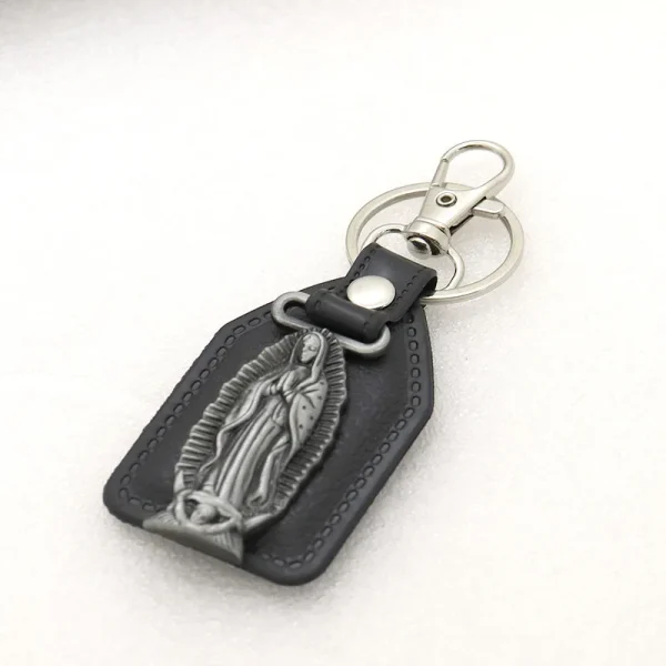 Wholesale Christian Keychain Catholic Church Holy Father Mother Jesus Promotional Keychains Accessory Custom Leather Orn