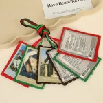 Mecrt Handcrafted Children's Catholic Scapular Jewelry Religious Amulet Polyester Material Our Lady Mount Carmel Gift - Image 2