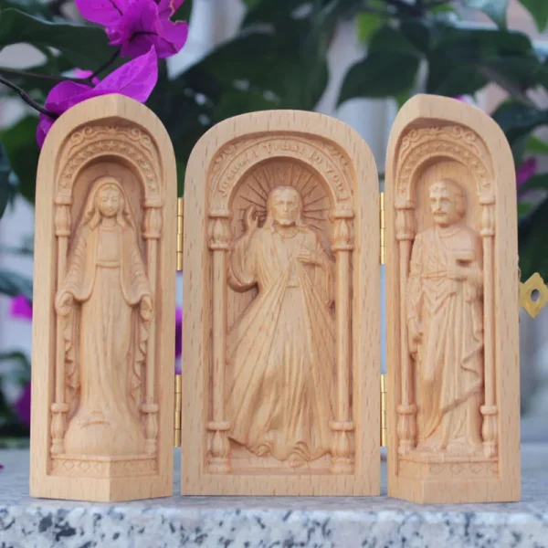 Mecrt Misah Liturgy Three Box of Arts and Crafts Display the Virgin Mary of Jesus Joser Carry Church Display