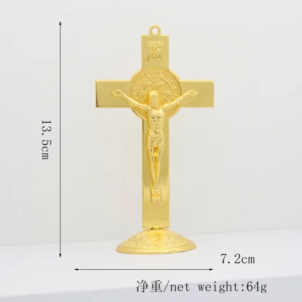 Handheld Creative Metal Jewelry Pendants for Home & Car Wall Decor Color-Preserving Cross-Border Supply Metal Crafts