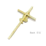 5.6*10.5cm Christian Hand Praryer Cross Gold Plated Jesus Cross - Image 2