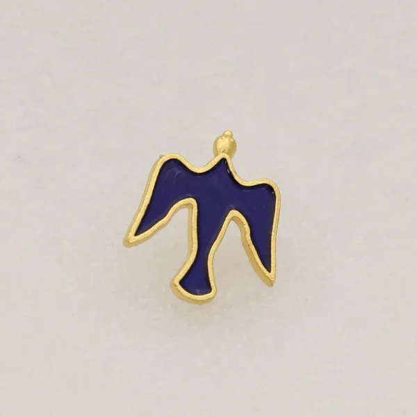 Metal Dove Brooch JHS Catholic Lapel Pin Medal Hat Collar Waist Pin Clothing Alloy