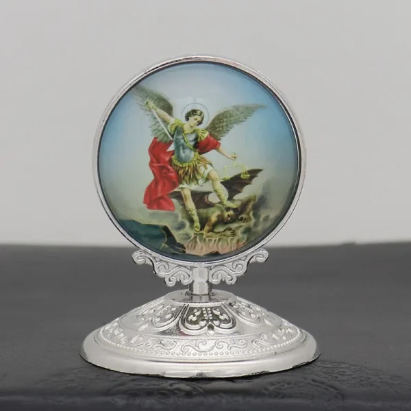 Christian Religion Decoration Alloy Angel Guadalupe Virgin Mary Catholic Jesus Heart Church Statue Home Decoration