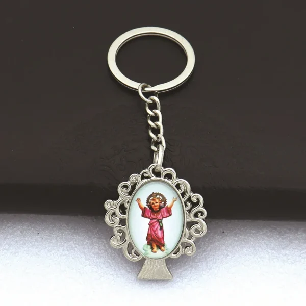 Spot Supply Alloy Material Jewelry Key Chain Car Bag Keychain Portrait Metal Pendant