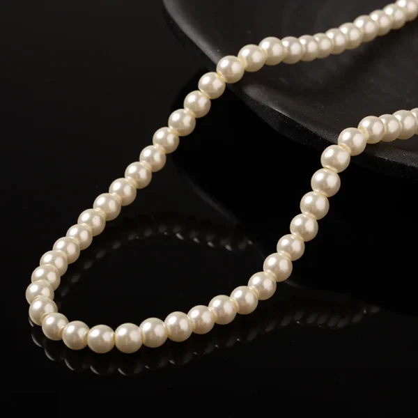 Glass Synthetic Round Imitation Pearl Fake Pearl DIY Jewelry Accessories Loose Beads High Quality 3MM-18MM Factory Suppl