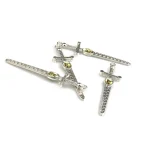 Mecrt Catholic Jewelry Zinc Alloy Saint Michael Pendant Cross Sword Pendant Archangel Michael Christian Religious - Image 2