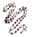 Many Kinds of Color Wholesale Holy Religious 8mm Glass Beads Rosaries Catholic Gifts Cross Pendant Necklace