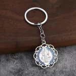 Little Vintage Metal Tag Round Pendant Key Chain Pendant Cell Phone Bag Beauty Accessory Key Chain - Image 3
