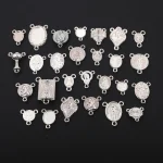 Catholic Rosary Accessories Connector Cross Pendant, Vintage Metal Jewelry Pendant DIY Zinc Alloy Accessories Wholesale - Image 3