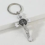 Catholic Creative Retro Alloy Keychain Pendant Retro Jewelry Accessories Jesus Gold and Silver Pendant Accessories Wholesale - Image 6