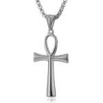Catholicism Religious Jewelry Gold Plated Stainless Steel Cross Necklace Gold Plated for Gifts - Image 6