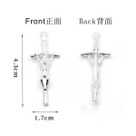 4.3*1.7cm Fashion Alloy Saint Benedict Crucifix Rosary Centerpieces Cross - Image 5